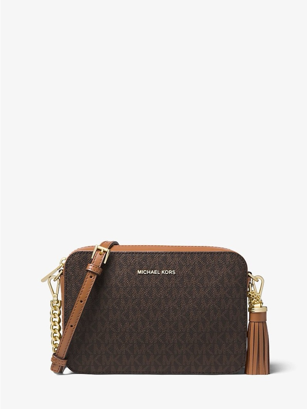 Michael Kors Jet Set Medium Logo Crossbody Bag